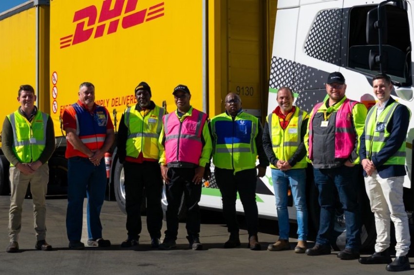 DHL Supply Chain pilots Africa’s first electric superlink 