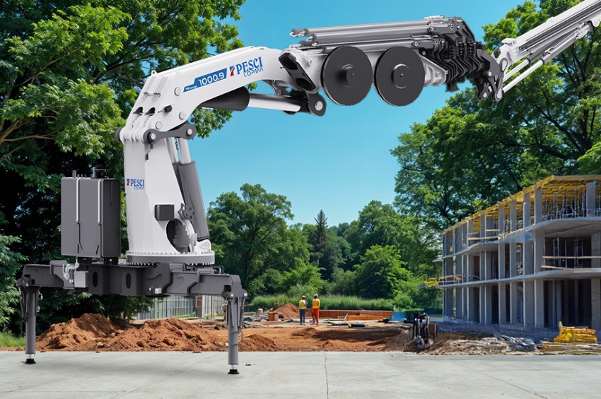 Improve logistics productivity with truck-mounted cranes